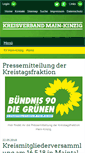 Mobile Screenshot of gruene-main-kinzig.de